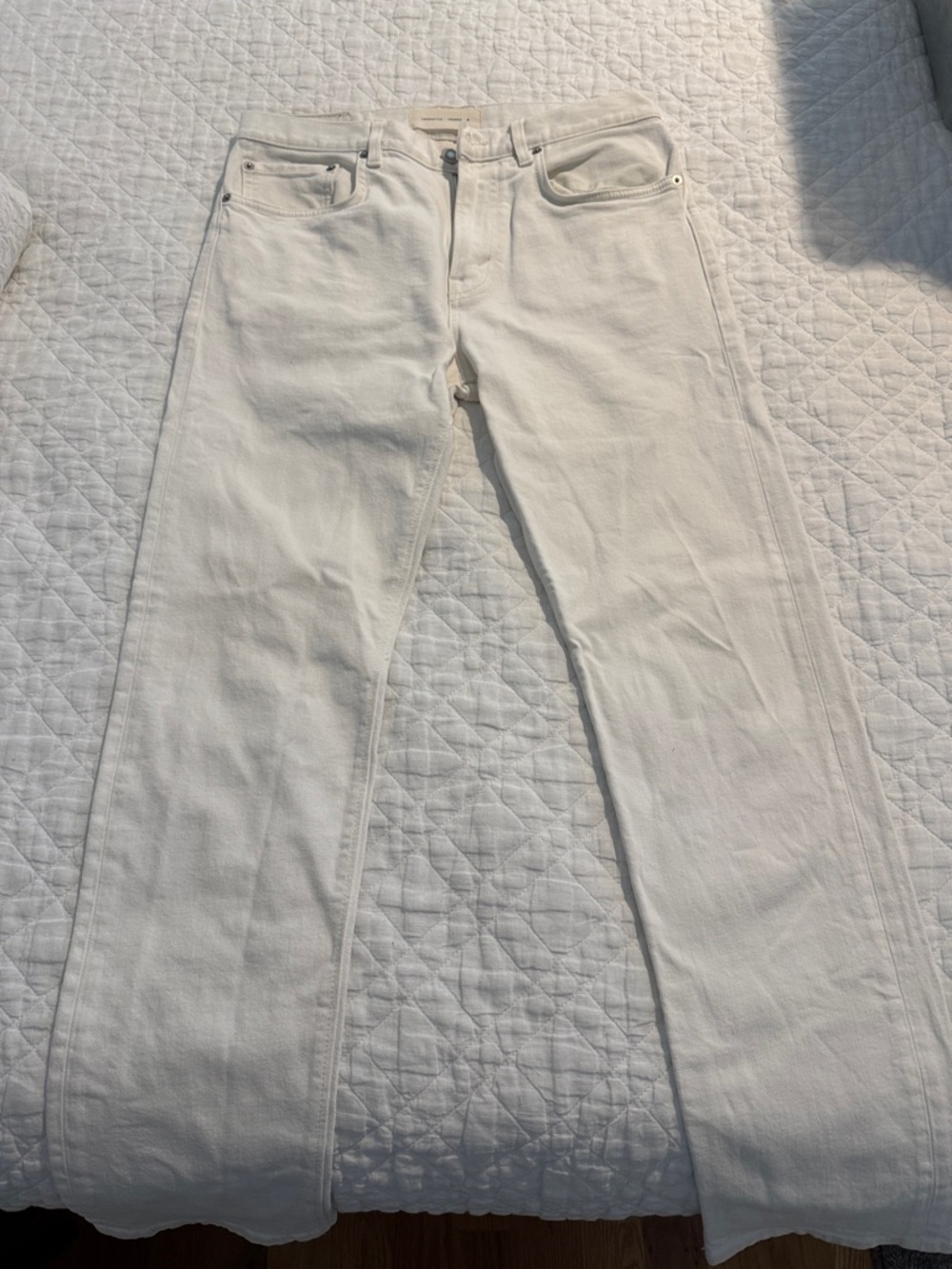 Jeanerica Vega Natural White Men's Straight Jeans waist 30 length 32